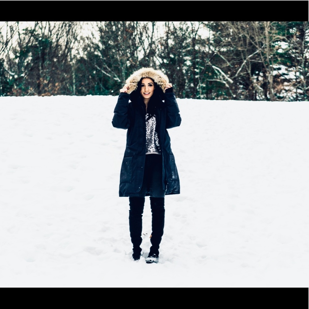 Canada Goose Women’s  trillium parka black size M